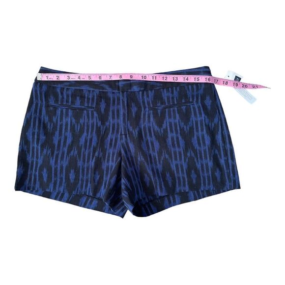NWT Gap Ikat Blue Black Shorts Size 6 Casual - Picture 4 of 5